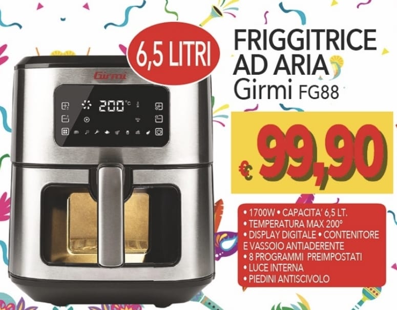 FRIGGITRICE AD ARIA GIRMI FG88